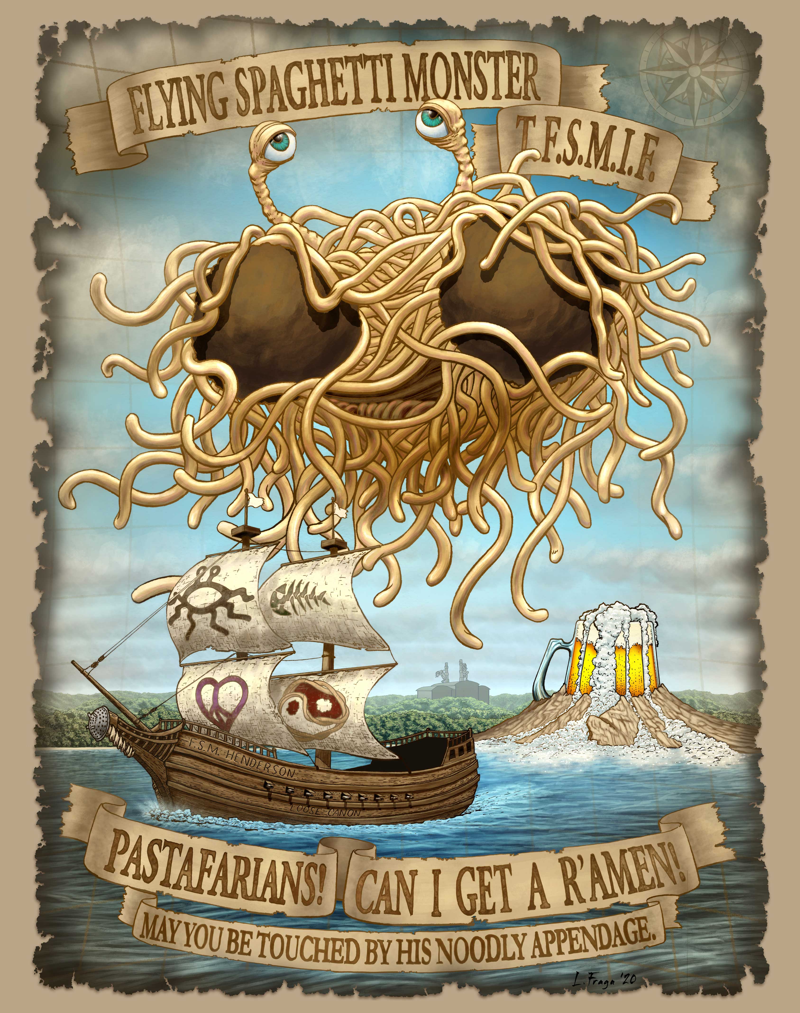 Poster: Flying Spaghetti Monster